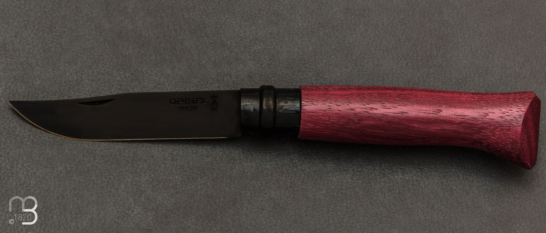 Couteau Opinel N°08 Black Amarante - Édition Limitée 2020