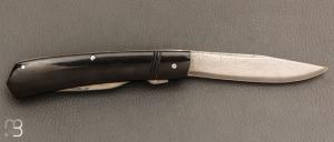  Couteau " 12A PERO " fait main par Denis Lagarde - Corne de buffle