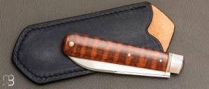 Canif Sheffield pliant fait main par Bastien Toubhans - Amourette et RWL34