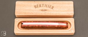  Couteau " 1820 " par MARGRITA David - MisterBull - Damas et Loupe de Thuya