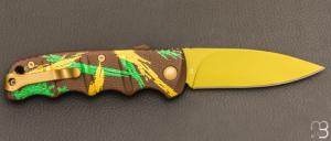   Couteau " AKS 74 Dubai Chocolate " par Böker Plus  - 01KALS153