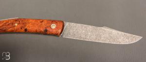  Couteau " Aigà " custom de Pierre Thomas - Atelier Odae - Loupe de bois de fer