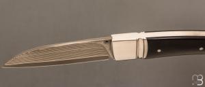   Couteau " Bec "  custom par Raphaël Durand - Suminagashi SGPS et G10