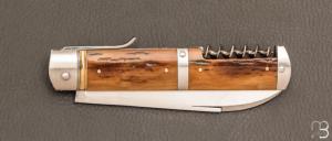  Couteau " Bon vivant " à palanquille fait main par Bastien Toubhans - Atelier Beau Merle