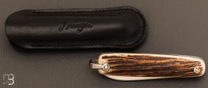    Couteau " Canif  " 1 pièce par J. Mongin - Bois de Cerf