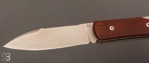   Couteau Editions G " Le Gentleman "  Micarta par Eric Parmentier