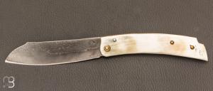 Couteau " Eustache " pimontais par Geoffroy Gautier - Corne