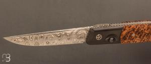   Couteau " Large Ball Release " custom par Des Horn