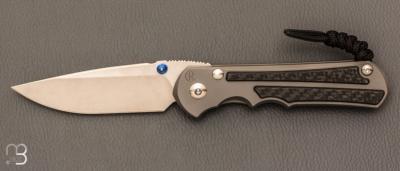   Couteau Large Inkosi Drop Point Chris Reeve - Carbon fiber inlay et CPM MagnaCut