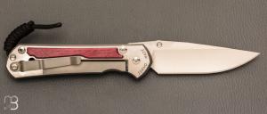 Couteau " Large Sebenza 31 2024 Annual Purple Heart Wood " de Chris Reeve - L31-1742 - RARE