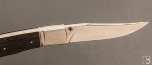    Couteau " Lock-Back " custom par Grégory Picard - Morta et S45VN