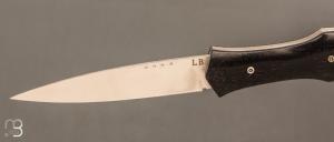    Couteau "Magna Pinna" fait main par Laraud Blade  - Ebène et 14C28