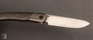  Couteau  "  Merops S-Lock "  FatCarbon et RWL34 par Olivier Lamy - Skua Coutellerie