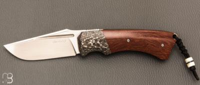   Couteau " Midnight liner " custom par Olivier Ouertal - Micarta et RWL-34