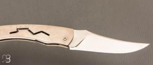   Couteau " Minimix " custom de Florent Dall'ava - L'atelier Dall'ava - Titane et N690