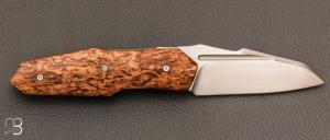 Couteau " Noblat V3 " custom de Gaël Chevalier - Bouleau de Carélie