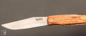   Couteau Pallarès Solsona pompe arrière Olivier et lame inoxydable