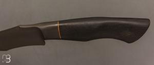   Couteau " Petit Hunter " semi intégral par Adam DesRosiers