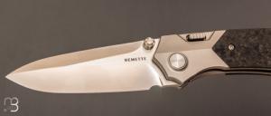   Couteau " RT-Meteor-RTPT-E " par Remette RT - Titane et lame en M390