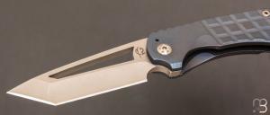   Couteau   "   Seeker #029 " par Scorpion 6 Knives - Titanium et Nitro-V