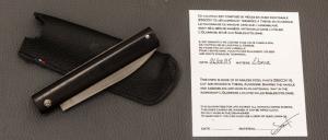  Couteau " Snard " par L'Olonnois - Ebène Royal