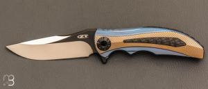 Couteau " ZT.0606CF  " Edition limite #0168 design de RJ Martin par ZERO TOLERANCE