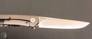 Couteau de poche Katsu - ZK03 - Fatcarbon® Rose et ZDP189