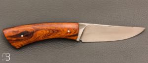 Couteau droit par Nicolas Mestrallet - Atelier du couteau de Vaunaveys - Acier C130 et bois de fer