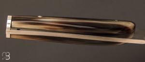 Couteau droit " PATRIM’EAU " par la Coutellerie Mongin