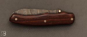 Couteau pliant Le Terre Mer par Avakian cocobolo 02