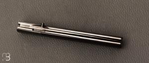   Dague pliante Custom de Jukka Hankala - Grenadille et  damas