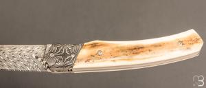    Le " 1820 Berthier " par Joël Grandjean - Ivoire de Mammouth et lame damas plume