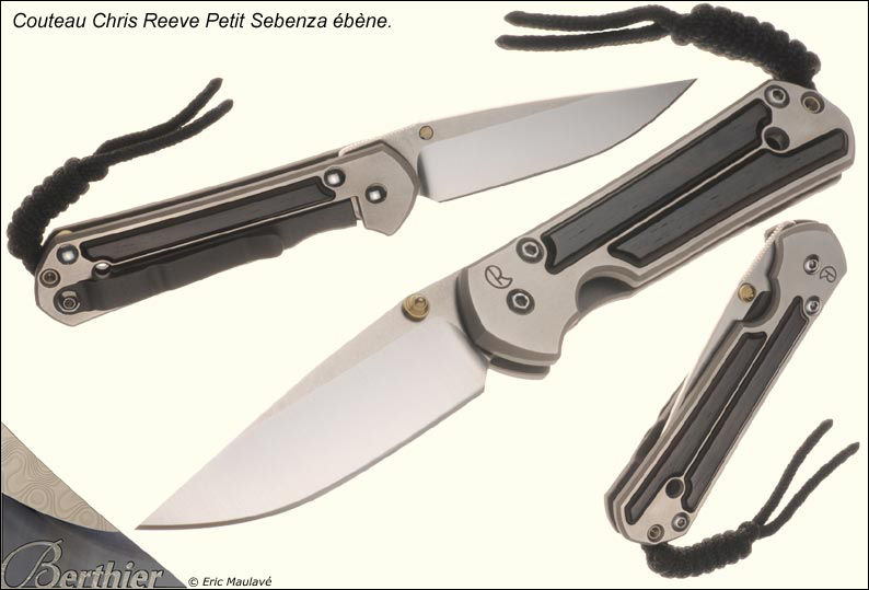 Couteau petit SEBENZA ébène