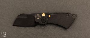 " µSepia Black " - Collaboration Torpen et Maxknives - MKH01B