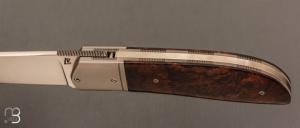    Couteau " Bohème " custom par Rémi Lavialle - RWL34 et bois de fer