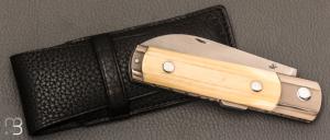  Couteau " Boxer "  lock-back par Jean-Pierre Suchéras - Mammouth et RWL-34