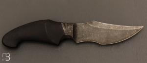   Couteau " CROM " custom Semi intégral fixe de Samuel Lurquin - G10