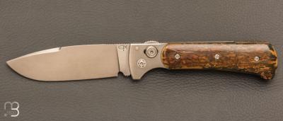    Couteau "Canadjin" par Éric Parmentier - Ivoire de mammouth