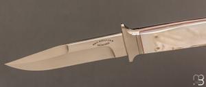   Couteau  "  Chute Knife intégral " par Dietmar F. Kressler - Nacre