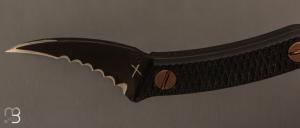   Couteau " Elvia " par Turner CNC - G10 et CPM-3V