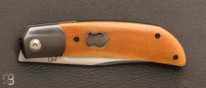     Couteau  " Foxy " custom par Maxime Belzunce - Micarta et RWL34