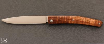 Couteau " Harpo " custom par Anthony Brochier - Koa et lame en RWL34