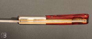 Couteau " Kaico-You " lock back par Kane Tsune - Pakkawood et AUS-8