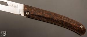 Couteau " Le 26 " par MTBlades Benjamin Thuillier - Paperstone et lame en 14C28