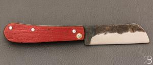 Couteau " London " fait main par Frédéric Marchand - XC75 et chêne