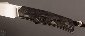   Couteau " Lultrafort Poker " de Rémi Lavialle - Ébène et RWL34 