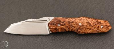 Couteau " Noblat V3 " custom de Gaël Chevalier - Bouleau de Carélie