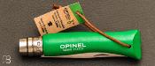 Couteau Opinel N°7 Baroudeur vert prairie