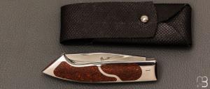   Couteau  "  Opus One " par Charles Bennica - Os de dinosaure