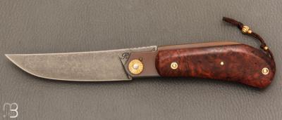  Couteau " Ronin piémontais " par Tony Ruot - Bruyère et C130